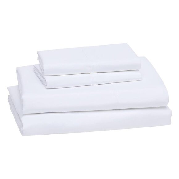 New White Embossed 5 Piece Comforter Set • KING Size - Picture 6 of 7